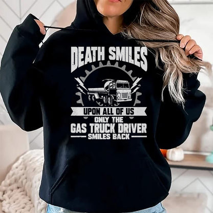 Best Truck Driver Life Shirt, Funny Trucker UnisexT-Shirt/Hoodie/Sweatshirt HLT00 - Gas Trucker Tanker Gas Truck Driver Fuel Truck Driver Premium Tri-blend T-Shirt