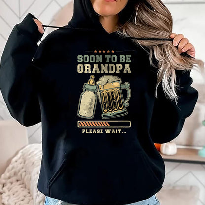 Best Grandpa Shirt, Proud Grandpa Unisex T-Shirt/Hoodie/Sweatshirt HLT00 - Soon To Be Grandpa, Baby Announcement, Expecting Grandfather T-Shirt