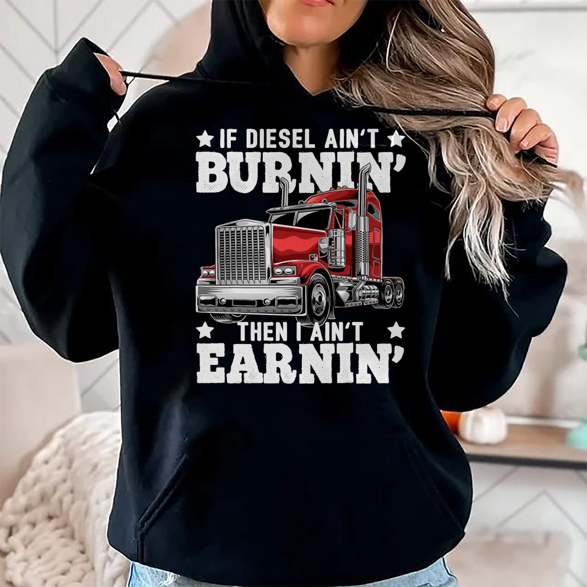 Best Truck Driver Life Shirt, Funny Trucker UnisexT-Shirt/Hoodie/Sweatshirt HLT00 - Funny Diesel Trucker Big Rig Semi-Trailer Truck Driver Gift T-Shirt