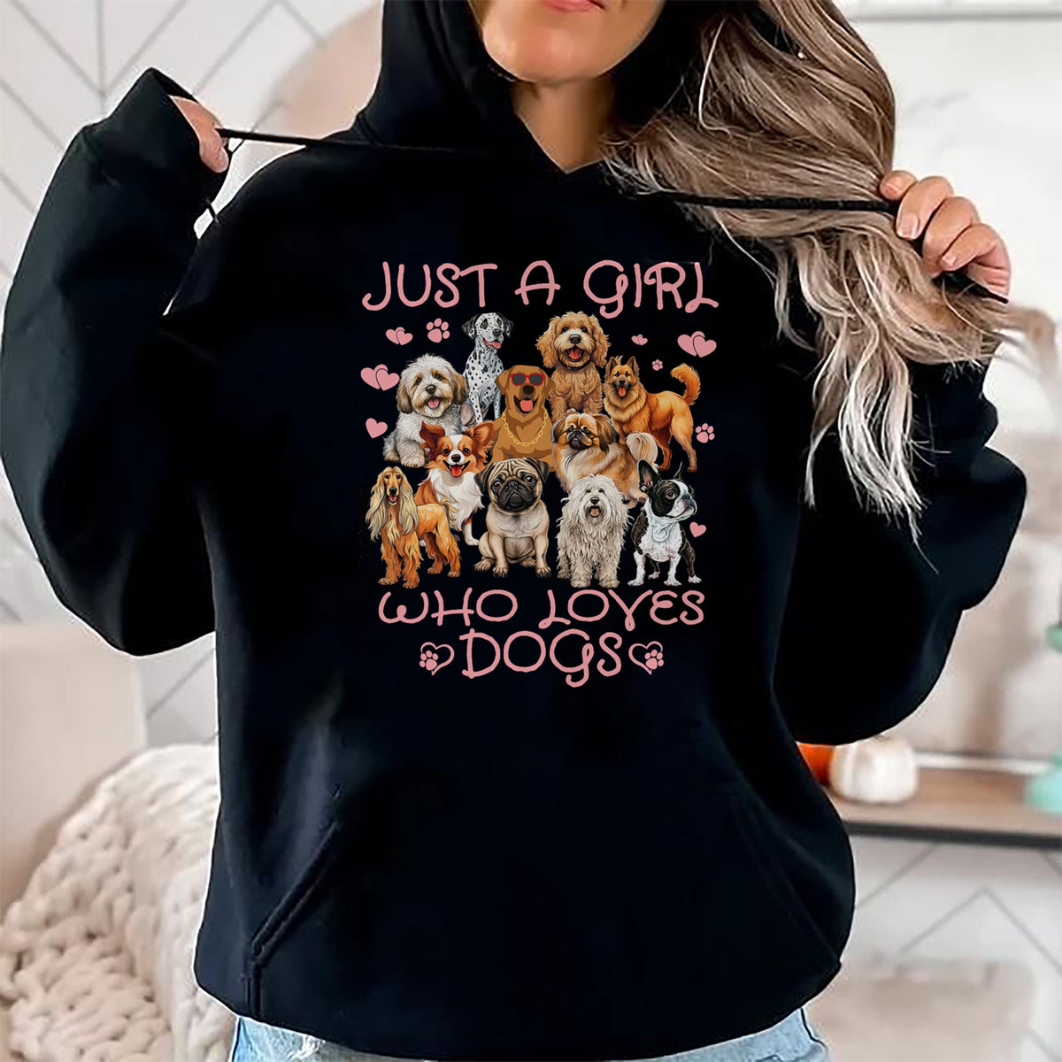 Dog Love Shirt, Dog Lover Gift T-Shirt/Hoodie/Sweatshirt HLT00 - Fun Cute Pet Owner Humor Saying  Funny Dog Mom T-Shirt