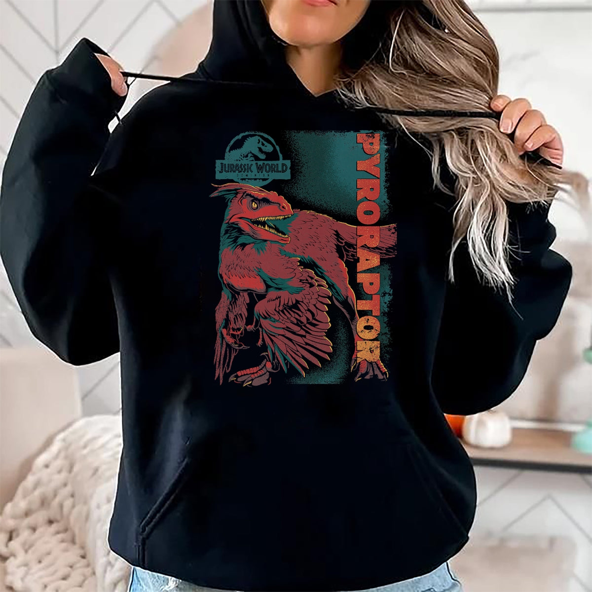 Best Dinosaur Lover Shirt, Funny Dinosaur UnisexT-Shirt/Hoodie/Sweatshirt HLT00 - Jurassic World Dominion Pyroraptor Poster T-Shirt Small