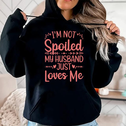 Best Wife Shirt, Wife and Husband Unisex T-Shirt/Hoodie/Sweatshirt HLT00 - Gift for wife T shirt, spoiled wife   Funny Spoiled Wife Art For Women Girls Husband Spoiled Wife Lo (3)