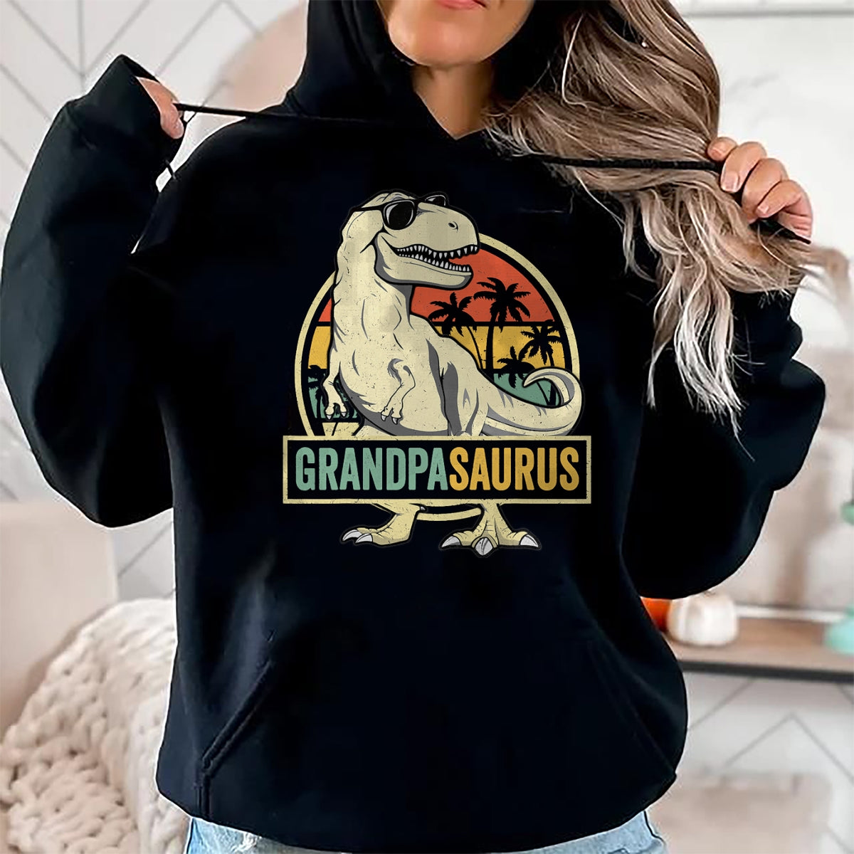 Best Dinosaur Lover Shirt, Funny Dinosaur UnisexT-Shirt/Hoodie/Sweatshirt HLT00 - Grandpasaurus T Rex Dinosaur Grandpa Saurus Family Matching T-Shirt