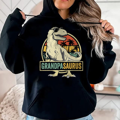 Best Dinosaur Lover Shirt, Funny Dinosaur UnisexT-Shirt/Hoodie/Sweatshirt HLT00 - Grandpasaurus T Rex Dinosaur Grandpa Saurus Family Matching T-Shirt
