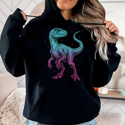 Best Dinosaur Lover Shirt, Funny Dinosaur UnisexT-Shirt/Hoodie/Sweatshirt HLT00 - Velociraptor Illustration Dinosaur T-Shirt