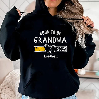 Best Grandpa Shirt, Proud Grandpa Unisex T-Shirt/Hoodie/Sweatshirt HLT00 - Soon to be Grandma 2025 Loading Promoted to Grandma 2025 T-Shirt