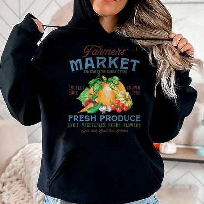 Best Farmer Life Shirt, Funny Farmer UnisexT-Shirt/Hoodie/Sweatshirt HLT00 - Vintage Farmers Market Support Local Farms Gardening T-Shirt
