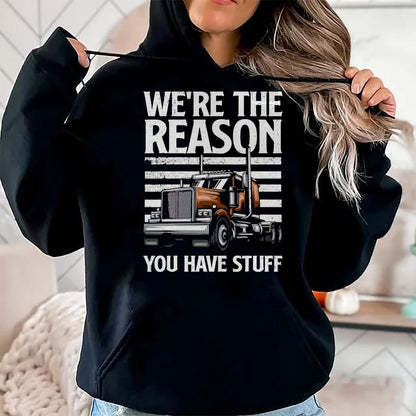 Best Truck Driver Life Shirt, Funny Trucker UnisexT-Shirt/Hoodie/Sweatshirt HLT00 - Funny Trucker Design for Men Big Rig Trucker Truck Driver T-Shirt, Men, Black, Small