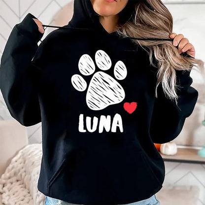 Dog Love Shirt, Dog Lover Gift T-Shirt/Hoodie/Sweatshirt HLT00 - Luna My Dog Luna I love My Dog Luna Puppy Love Dog Lover T-Shirt