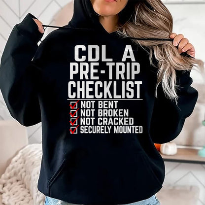Best Truck Driver Life Shirt, Funny Trucker UnisexT-Shirt/Hoodie/Sweatshirt HLT00 - Cool CDL Trucker Art for Men Women Trucking CDL Truck Driver T-Shirt (5)