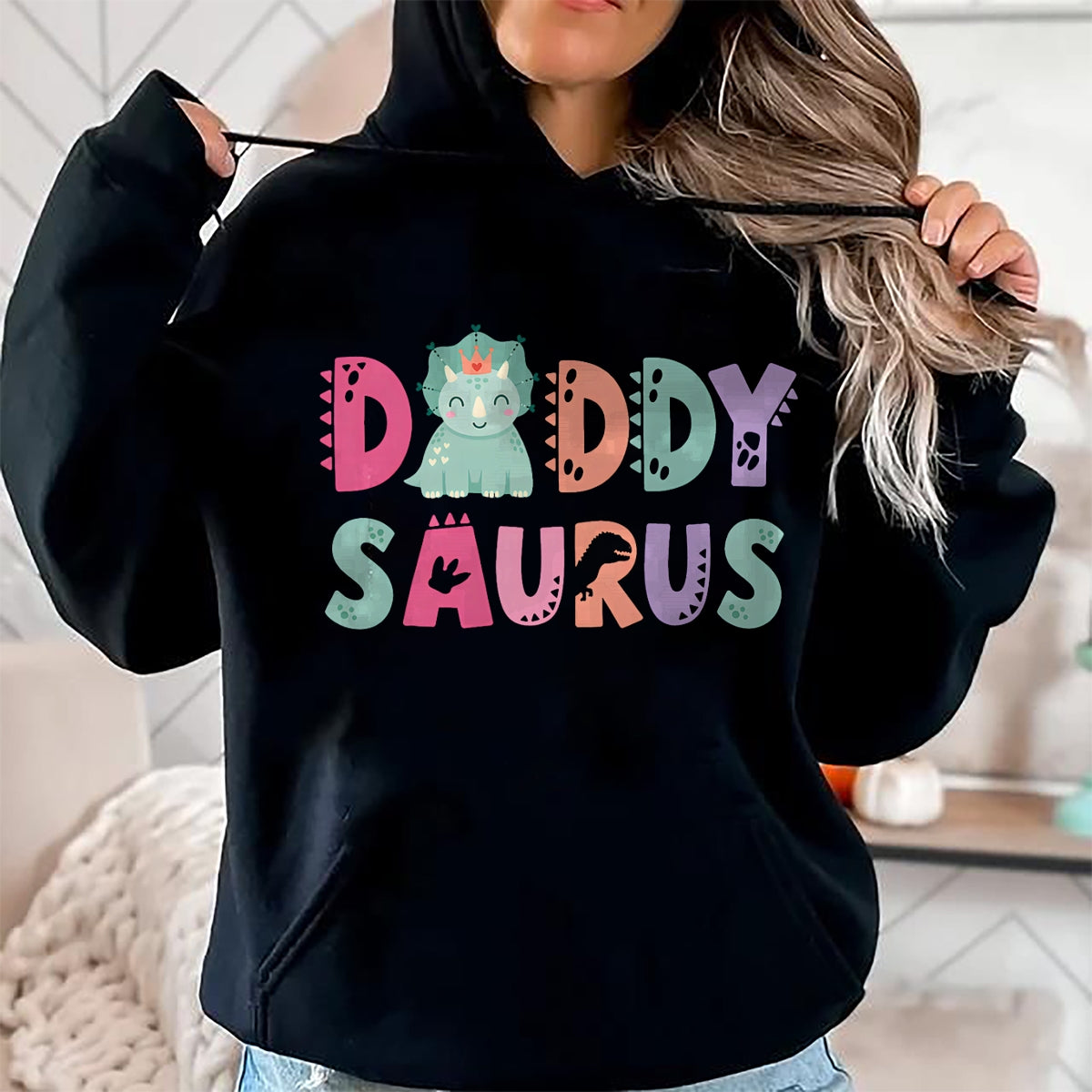 Best Dinosaur Lover Shirt, Funny Dinosaur UnisexT-Shirt/Hoodie/Sweatshirt HLT00 - Daddy Saurus Dad Dinosaur Three Rex Birthday Boy Girl T-Shirt