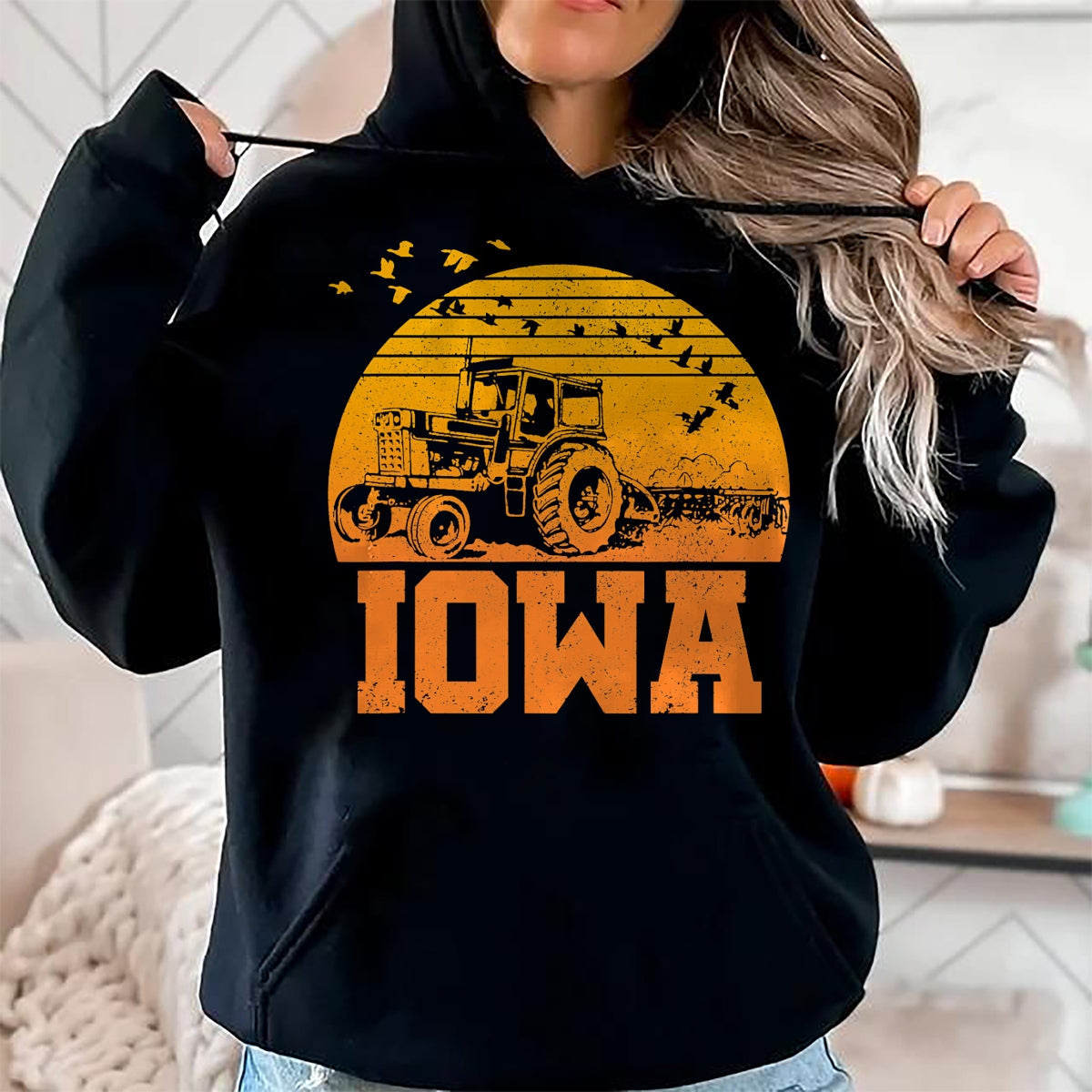 Best Farmer Life Shirt, Funny Farmer UnisexT-Shirt/Hoodie/Sweatshirt HLT00 - Iowa T-Shirt - Vintage Retro Tractor Farmer Shirt Gift T-Shirt