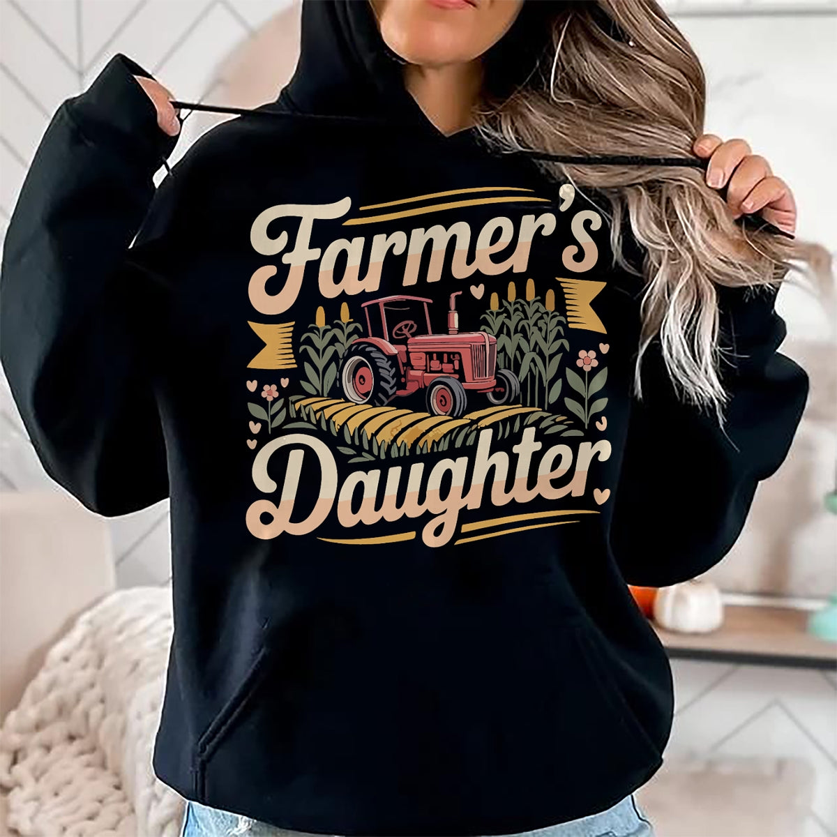 Best Farmer Life Shirt, Funny Farmer UnisexT-Shirt/Hoodie/Sweatshirt HLT00 - Farming Farmer Daughter Tractor Farmer's Daughter T-Shirt