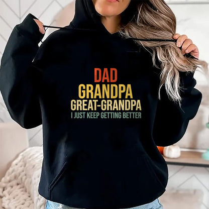 Best Grandpa Shirt, Proud Grandpa Unisex T-Shirt/Hoodie/Sweatshirt HLT00 - Funny Great Grandpa for Fathers Day T-Shirt (1)