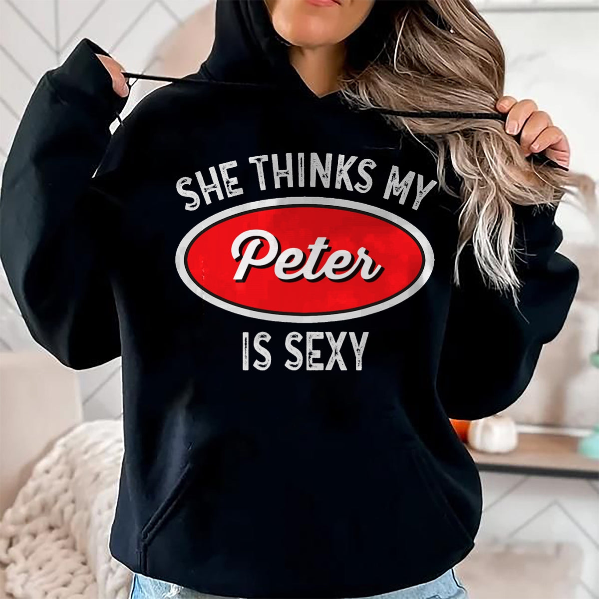 Best Truck Driver Life Shirt, Funny Trucker UnisexT-Shirt/Hoodie/Sweatshirt HLT00 - Funny Truck Driver T-Shirt - She Thinks My Peter is Sexy T-Shirt