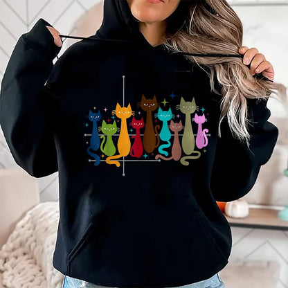 Cat Love Shirt, Funny Cat Lover Gift UnisexT-Shirt/Hoodie/Sweatshirt HLT00 - Classic Art Kitten Lover Vintage Artwork Cute Cat T-Shirt, Women, Heather Grey, X-Large