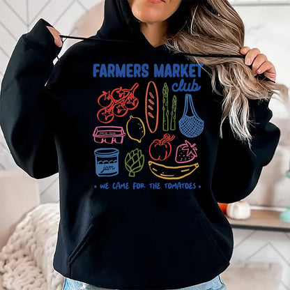 Best Farmer Life Shirt, Funny Farmer UnisexT-Shirt/Hoodie/Sweatshirt HLT00 - Farmers Market Club Fresh Veggies Foodie Cottagecore T-Shirt