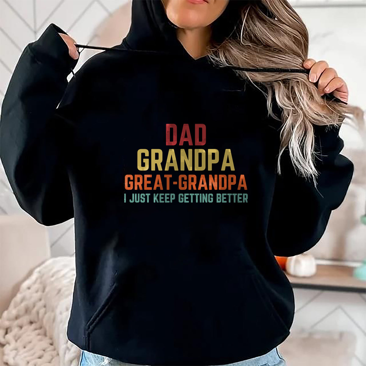 Best Grandpa Shirt, Proud Grandpa Unisex T-Shirt/Hoodie/Sweatshirt HLT00 - Fathers Day Gift from Grandkids Dad Grandpa Great Grandpa Long Sleeve T-Shirt