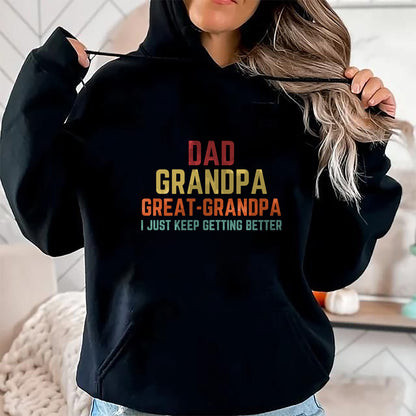 Best Grandpa Shirt, Proud Grandpa Unisex T-Shirt/Hoodie/Sweatshirt HLT00 - Fathers Day Gift from Grandkids Dad Grandpa Great Grandpa Long Sleeve T-Shirt