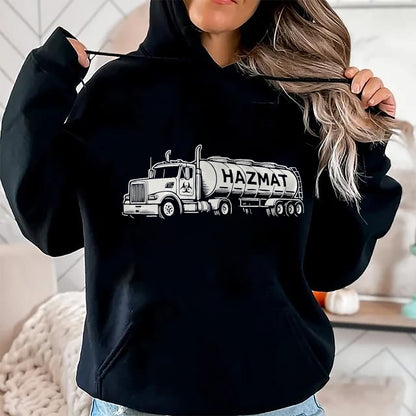 Best Truck Driver Life Shirt, Funny Trucker UnisexT-Shirt/Hoodie/Sweatshirt HLT00 - Hazmat Tanker Truck T-Shirt