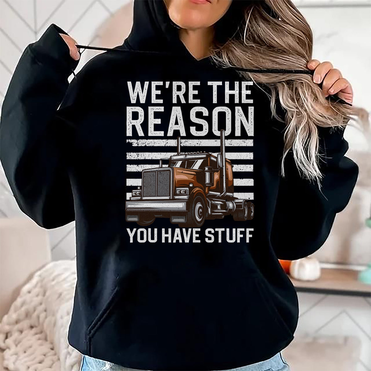Best Truck Driver Life Shirt, Funny Trucker UnisexT-Shirt/Hoodie/Sweatshirt HLT00 - Funny Trucker Design For Men Women Semi Truck Driver Lover T-Shirt (2)