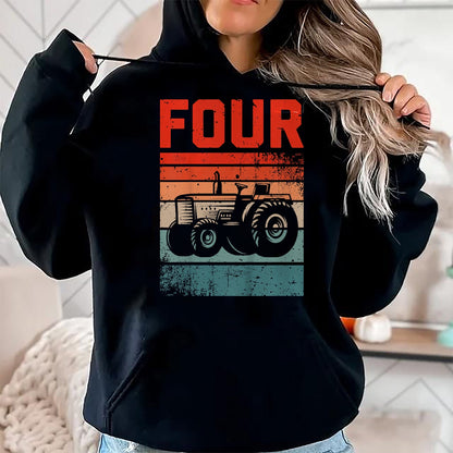 Best Farmer Life Shirt, Funny Farmer UnisexT-Shirt/Hoodie/Sweatshirt HLT00 - 4 Year Old Shirt 4th Birthday Tractor Farmer Boys Girls Kid T-Shirt