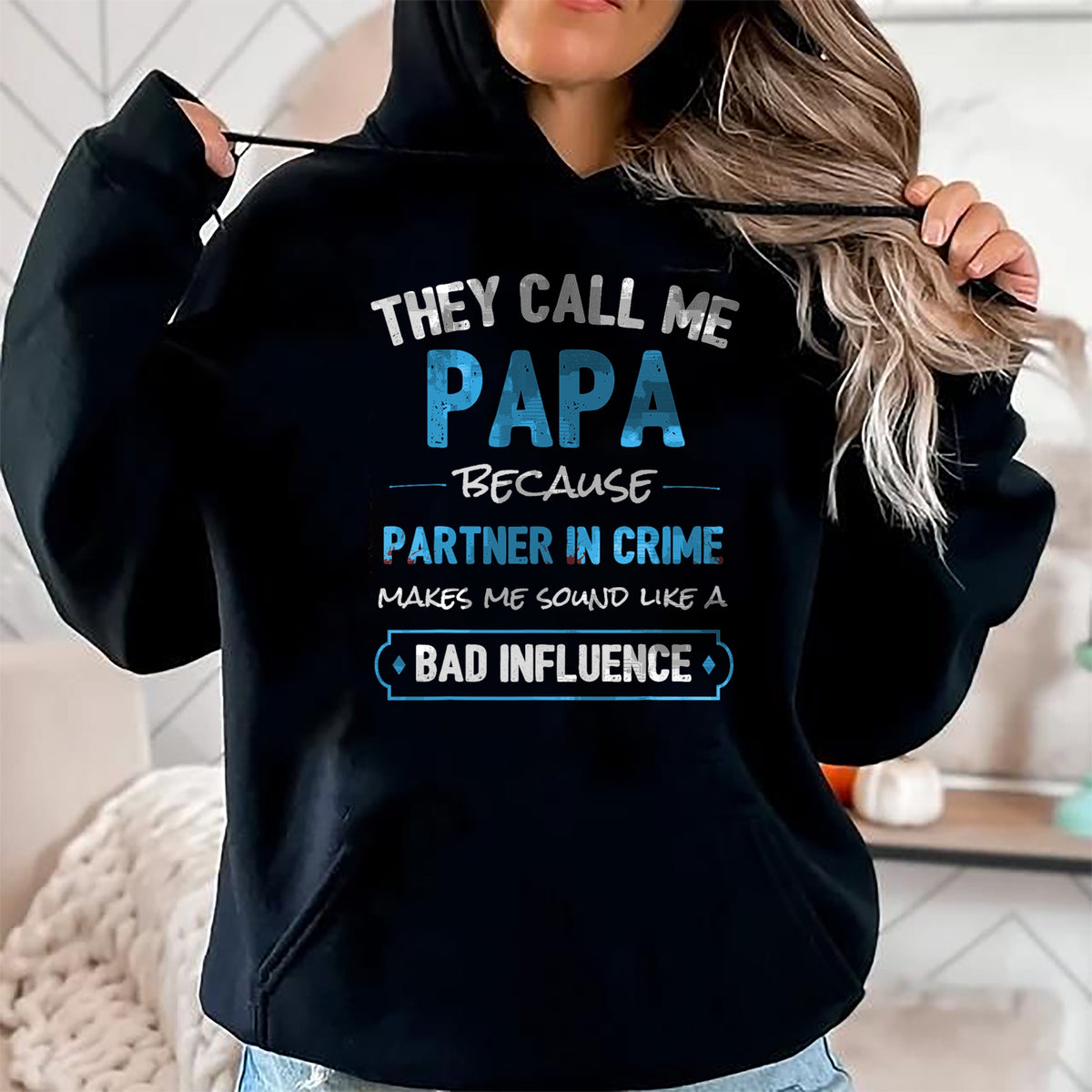 Best Grandpa Shirt, Proud Grandpa Unisex T-Shirt/Hoodie/Sweatshirt HLT00 - Funny Grandpa Papa Partner In Crime Dad T-Shirt