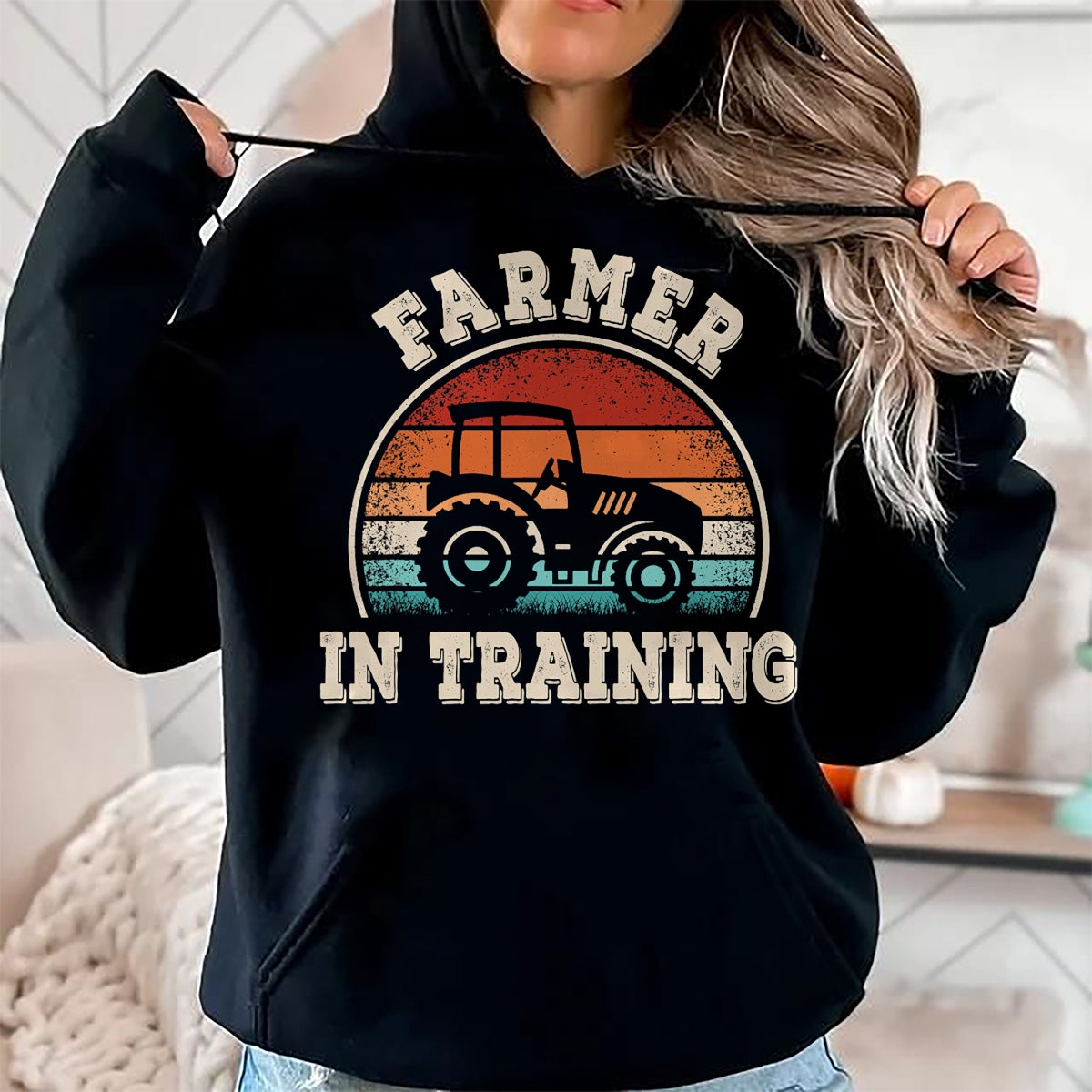 Best Farmer Life Shirt, Funny Farmer UnisexT-Shirt/Hoodie/Sweatshirt HLT00 - Farmer in Training Tractor Funny Farming Boys Girls Kids T-Shirt