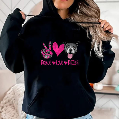 Dog Love Shirt, Dog Lover Gift T-Shirt/Hoodie/Sweatshirt HLT00 - Pit Bull Lives Matter Pittie Puppy Dog Mom Ladies Pitbull T-Shirt
