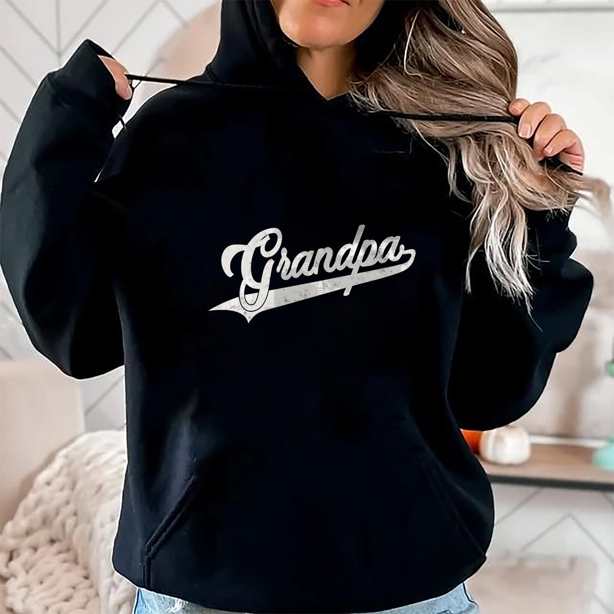 Best Grandpa Shirt, Proud Grandpa Unisex T-Shirt/Hoodie/Sweatshirt HLT00 - Grandpa Vintage Retro Style Father’s day For G-pa Grandpa T-Shirt