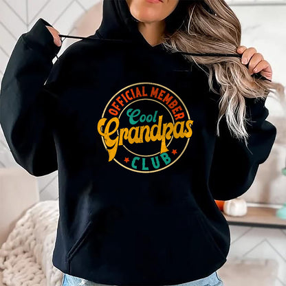 Best Grandpa Shirt, Proud Grandpa Unisex T-Shirt/Hoodie/Sweatshirt HLT00 - Cool Grandpas Club Official Member Father's Day T-Shirt