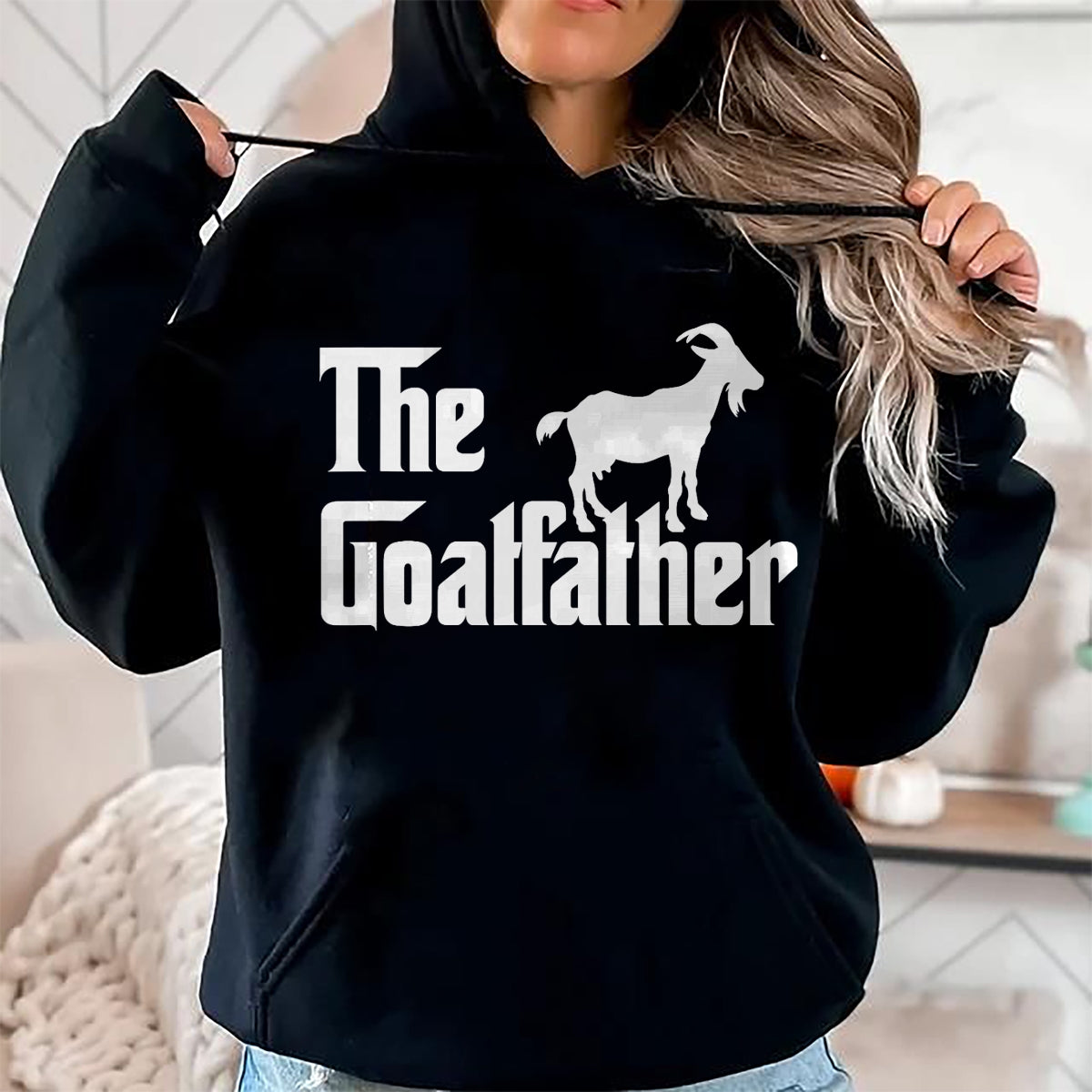 Best Farmer Life Shirt, Funny Farmer UnisexT-Shirt/Hoodie/Sweatshirt HLT00 - The Goatfather Funny Goat Father Lover T-Shirt Gift T-Shirt