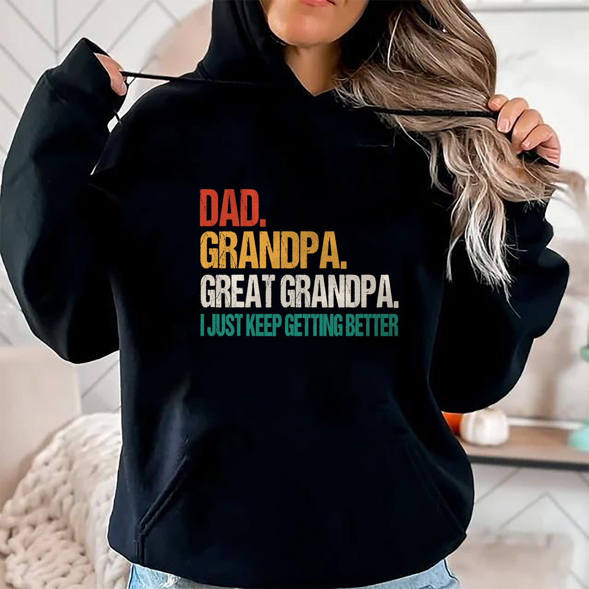 Best Grandpa Shirt, Proud Grandpa Unisex T-Shirt/Hoodie/Sweatshirt HLT00 - Dad Grandpa Great Grandpa Fathers Day For Great Grandfather T-Shirt