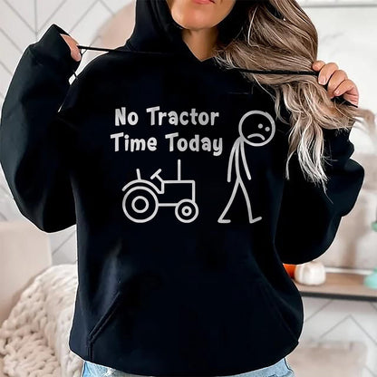 Best Farmer Life Shirt, Funny Farmer UnisexT-Shirt/Hoodie/Sweatshirt HLT00 - No Tractor Time Today Funny Farmer Stickman Minimalist Art T-Shirt