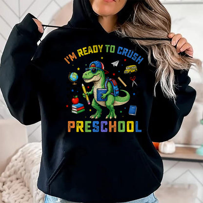 Best Dinosaur Lover Shirt, Funny Dinosaur UnisexT-Shirt/Hoodie/Sweatshirt HLT00 - Preschool Dinosaur Dino T-rex Back to School Kids Boys T-Shirt