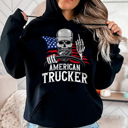 Best Truck Driver Life Shirt, Funny Trucker UnisexT-Shirt/Hoodie/Sweatshirt HLT00 - American Trucker for Patriotic Truck Driver T-Shirt