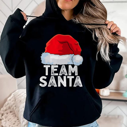 Christmas Shirts for Family, Funny christmas shirts, Christmas Unisex T-Shirt/Hoodie/Sweatshirt HLT00 - Team Santa Family Tradition Christmas Squad Matching Pajamas T-Shirt