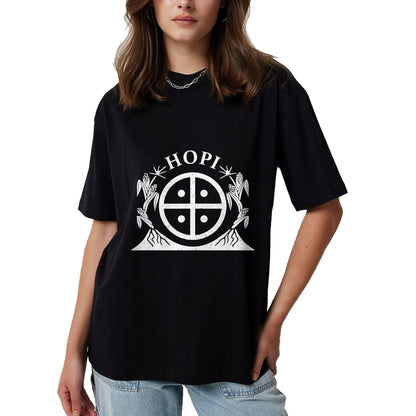 Native American T-Shirts, Vintage Native American Unisex T-Shirt/Hoodie/Sweatshirt HLT00 - HOPI NATION NATIVE AMERICAN INDIAN FLAG RESERVATION ARIZONA T-Shirt (1)