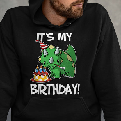 Best Dinosaur Lover Shirt, Funny Dinosaur UnisexT-Shirt/Hoodie/Sweatshirt HLT00 - OKAI Birthday Tees Unisex-Kids Triceratops Dinosaur Birthday T-Shirt, Black, Small