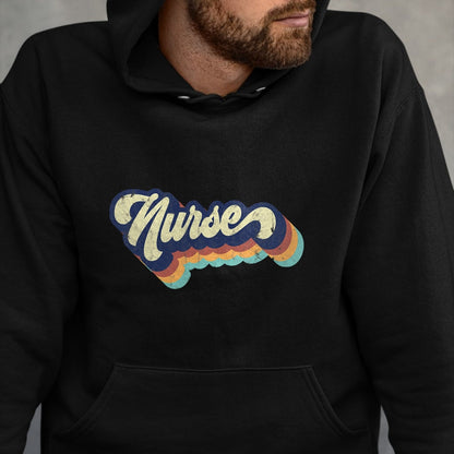 Funny Nurse Shirt, Nurse Unisex T-Shirt/Hoodie/Sweatshirt HLT00 - Retro Nurse Woman Wears a Nursing Tee on Nurse's Day T-Shirt
