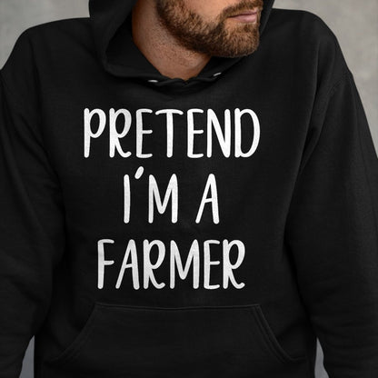 Best Farmer Life Shirt, Funny Farmer UnisexT-Shirt/Hoodie/Sweatshirt HLT00 - Pretend I'm A Farmer Costume Halloween Funny Easy Adult Kid T-Shirt
