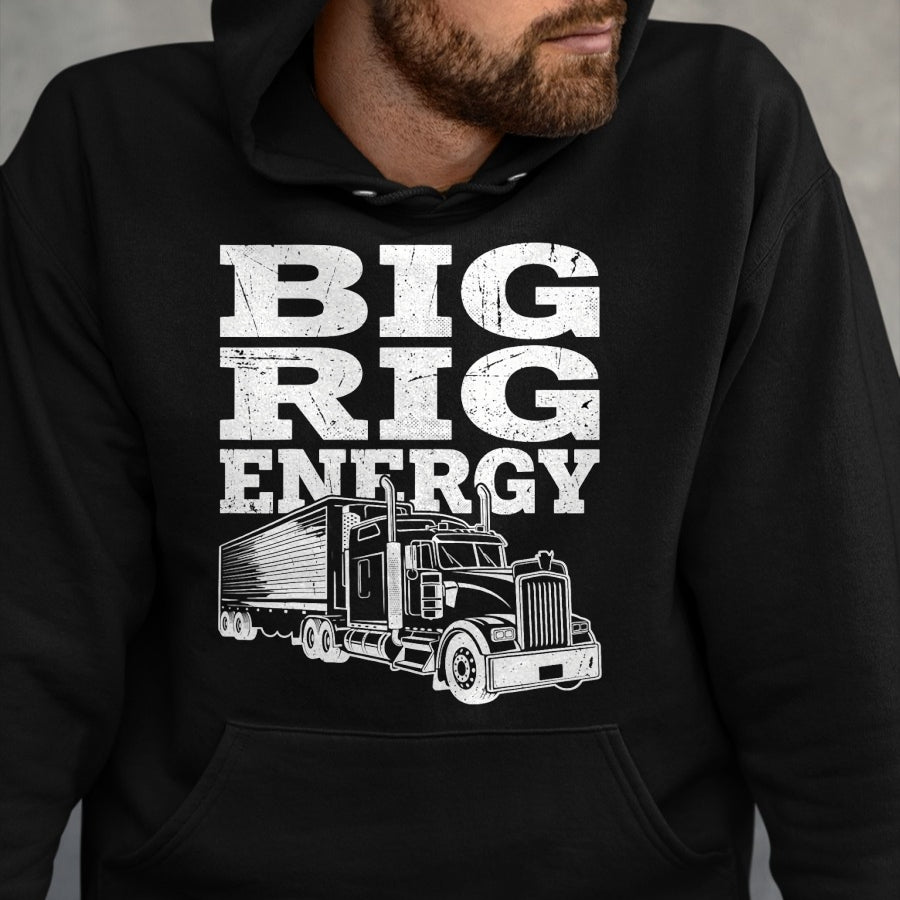 Best Truck Driver Life Shirt, Funny Trucker UnisexT-Shirt/Hoodie/Sweatshirt HLT00 - Funny Truck Semi Truck Driver Big Rig Energy Truck Driver T-Shirt
