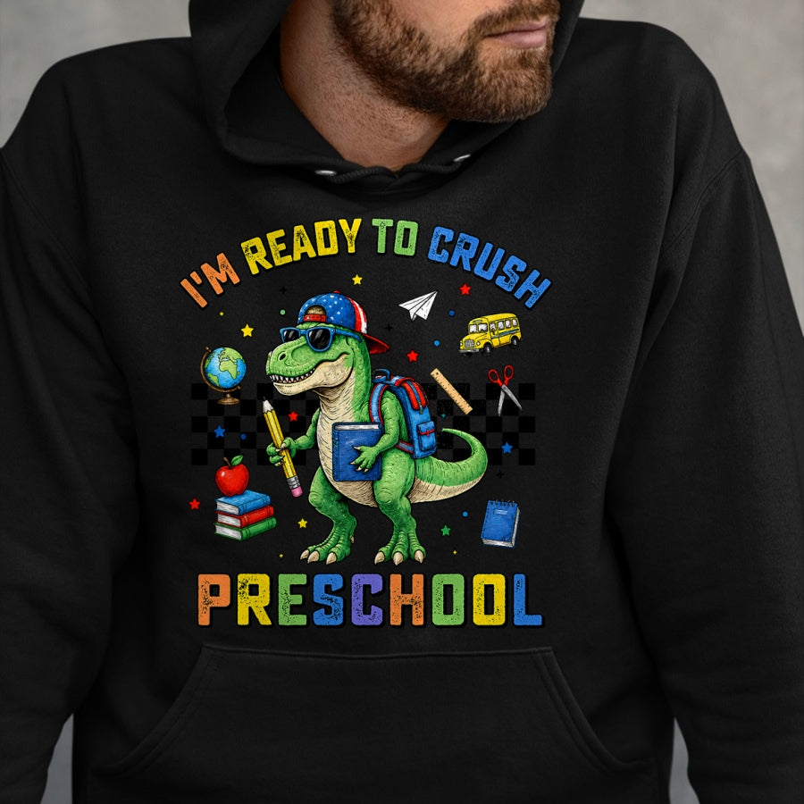 Best Dinosaur Lover Shirt, Funny Dinosaur UnisexT-Shirt/Hoodie/Sweatshirt HLT00 - Preschool Dinosaur Dino T-rex Back to School Kids Boys T-Shirt