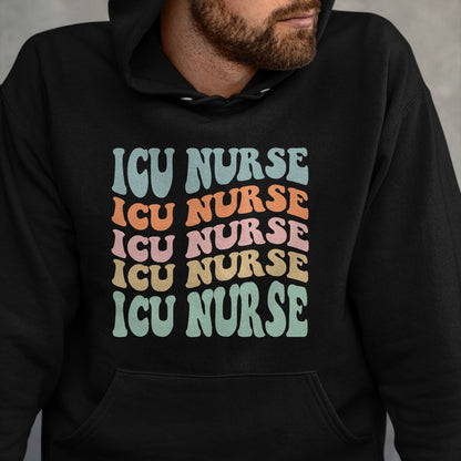 Funny Nurse Shirt, Nurse Unisex T-Shirt/Hoodie/Sweatshirt HLT00 - ICU Nurse Intensive Care Unit Nurse Nursing Critical Care T-Shirt