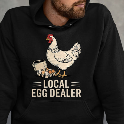 Best Farmer Life Shirt, Funny Farmer UnisexT-Shirt/Hoodie/Sweatshirt HLT00 - Vintage Local Egg Dealer Chicken Funny Farmer Easter T-Shirt