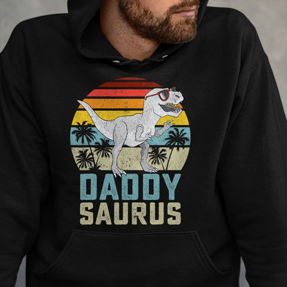 Best Dinosaur Lover Shirt, Funny Dinosaur UnisexT-Shirt/Hoodie/Sweatshirt HLT00 - Daddysaurus T Rex Dinosaur Daddy Saurus Family Matching T-Shirt (2)