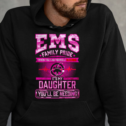 Funny Nurse Shirt, Nurse Unisex T-Shirt/Hoodie/Sweatshirt HLT00 - EMT Gift Proud Mom Dad Of EMS Paramedic Daughter F T-Shirt T-Shirt