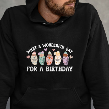 Funny Nurse Shirt, Nurse Unisex T-Shirt/Hoodie/Sweatshirt HLT00 - Day For A Birthday Mother Baby Nurse Postpartum Nurse T-Shirt