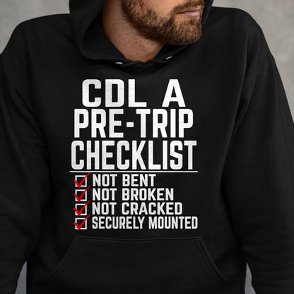 Best Truck Driver Life Shirt, Funny Trucker UnisexT-Shirt/Hoodie/Sweatshirt HLT00 - Cool CDL Trucker Art for Men Women Trucking CDL Truck Driver T-Shirt (5)