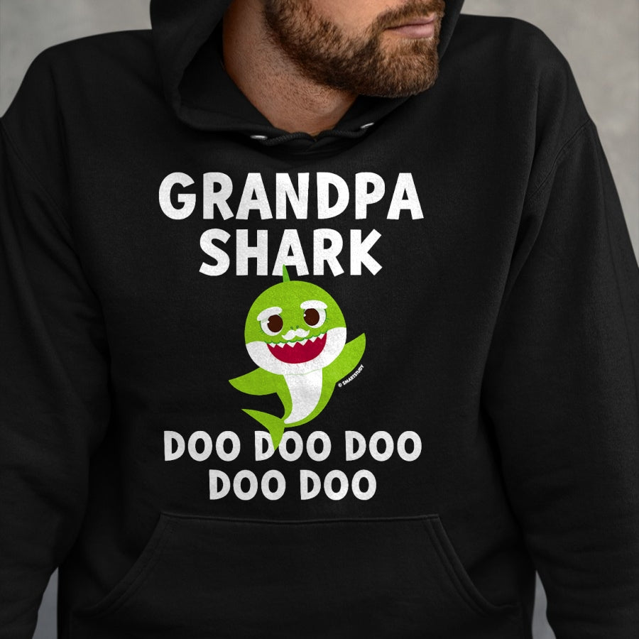 Best Grandpa Shirt, Proud Grandpa Unisex T-Shirt/Hoodie/Sweatshirt HLT00 - Pinkfong Grandpa Shark Official T-shirt T-Shirt (1)